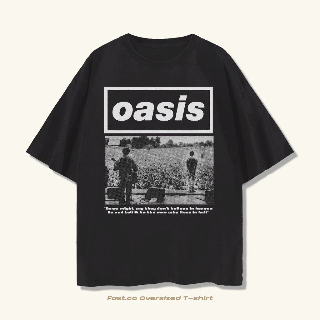 Kaos Oasis Band Show Oversize Vintage Oversized
