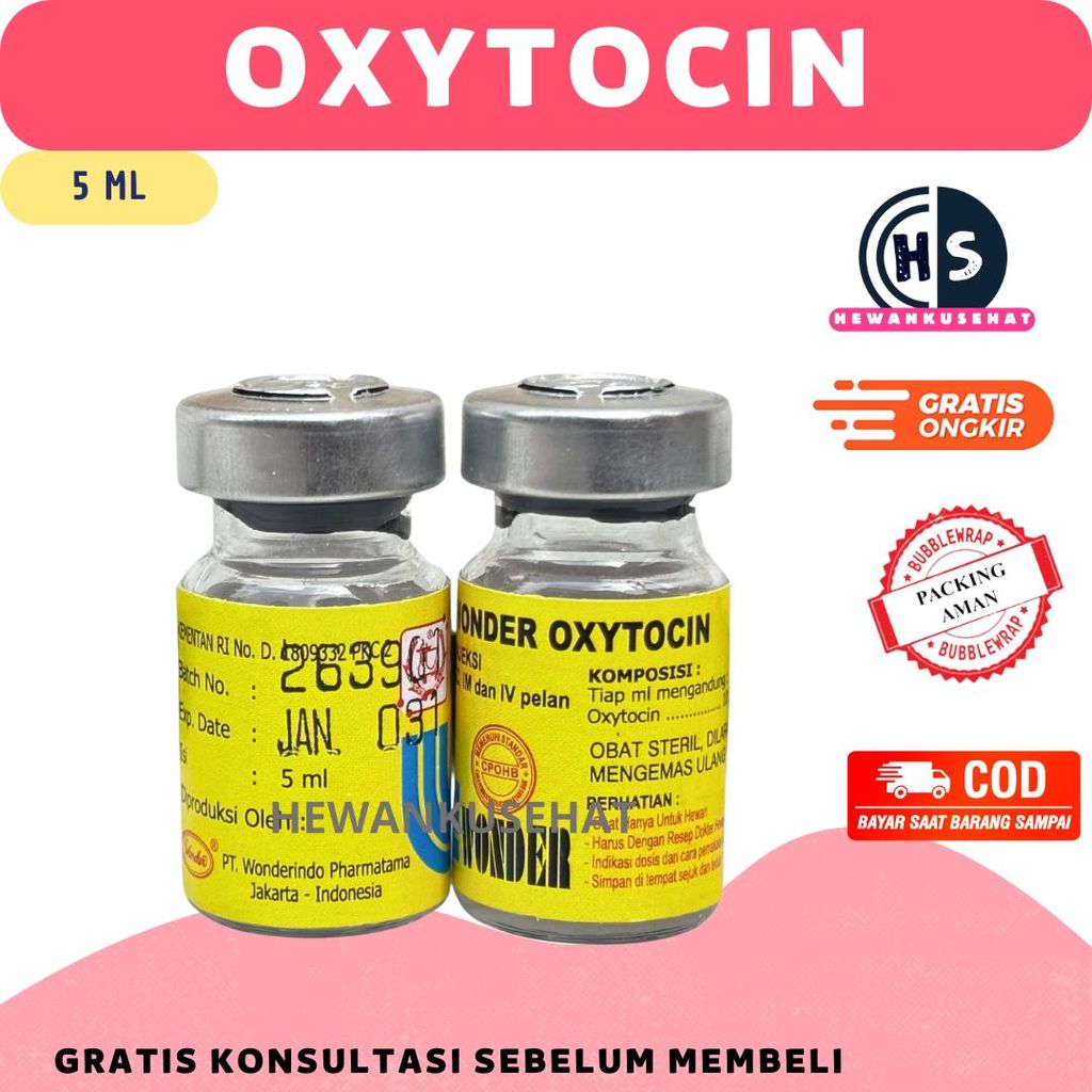 WONDER OXYTOCIN 5 ML – Untuk Kesehatan Hewan WONDER