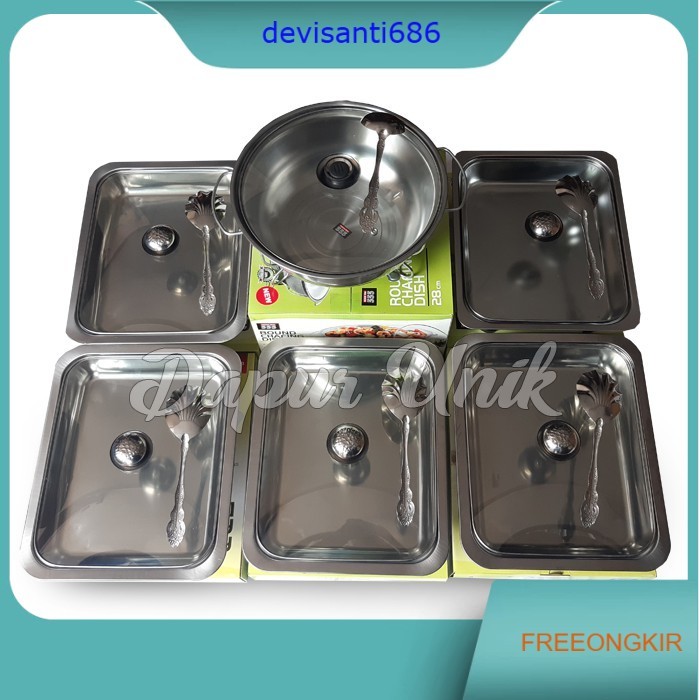 Prasmanan Set Tutup Full Kaca Hockway 555 Tebal