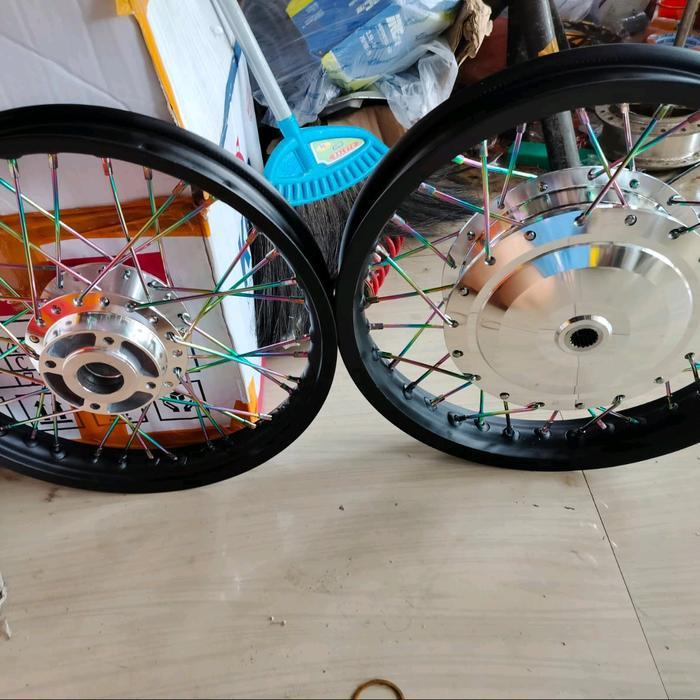 Velg jari jari mio sporty, mio smile, mio soul lama Ring 14x140/160 - Mio smile, hitam dof jari pela