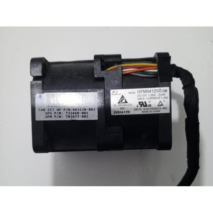 KIPAS DELTA DOUBLE FAN 4CM GFM0412SS 12V 1.82A HIGH SPEED