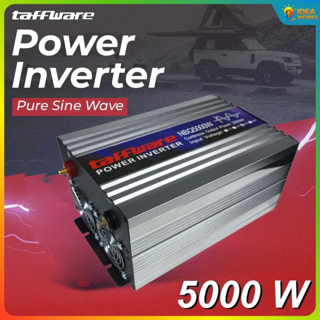 Taffware Power Inverter Mobil Pure Sine Wave DC 48V to AC 220V 5000W - NBQ5000W