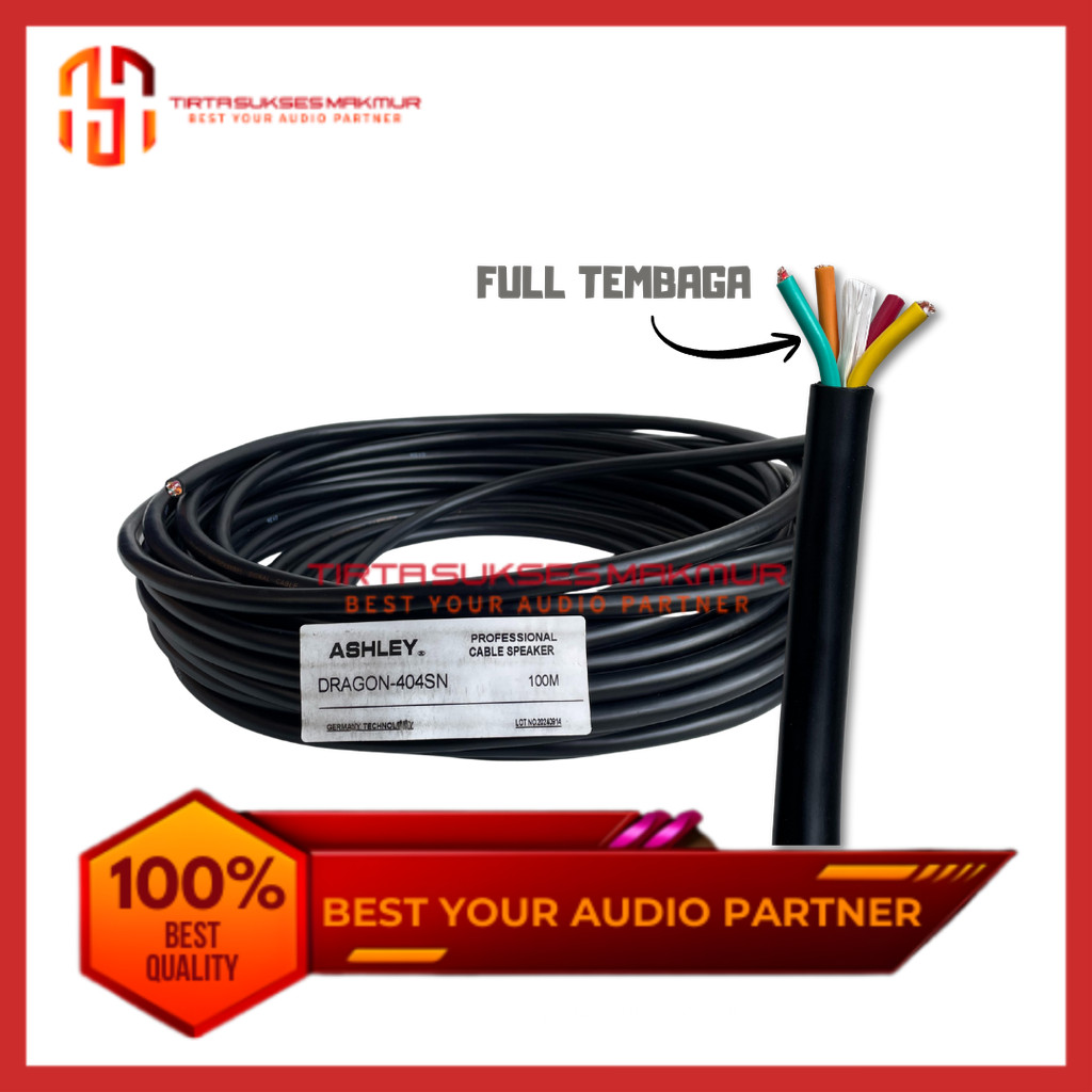 KABEL SNAKE ISI 4 CHANEL ASHLEY Dragon-404SN ECER PER METER