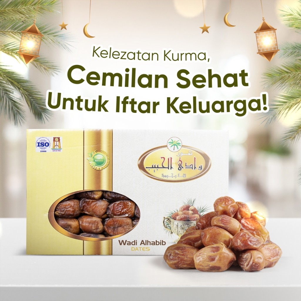 Kurma Mesir Premium Wadi Al Habib Dates 1Kg