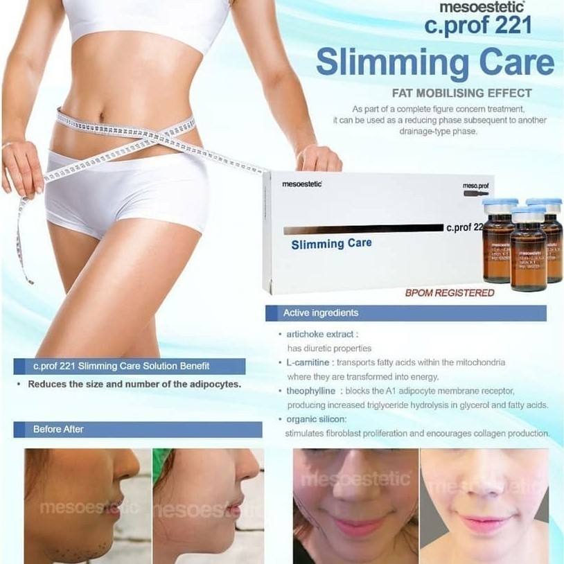 Mesoestetic C Prof 221 Slimming Care 5x 10ml/ Slimming/ Fat Loss - 10ml Ecer
