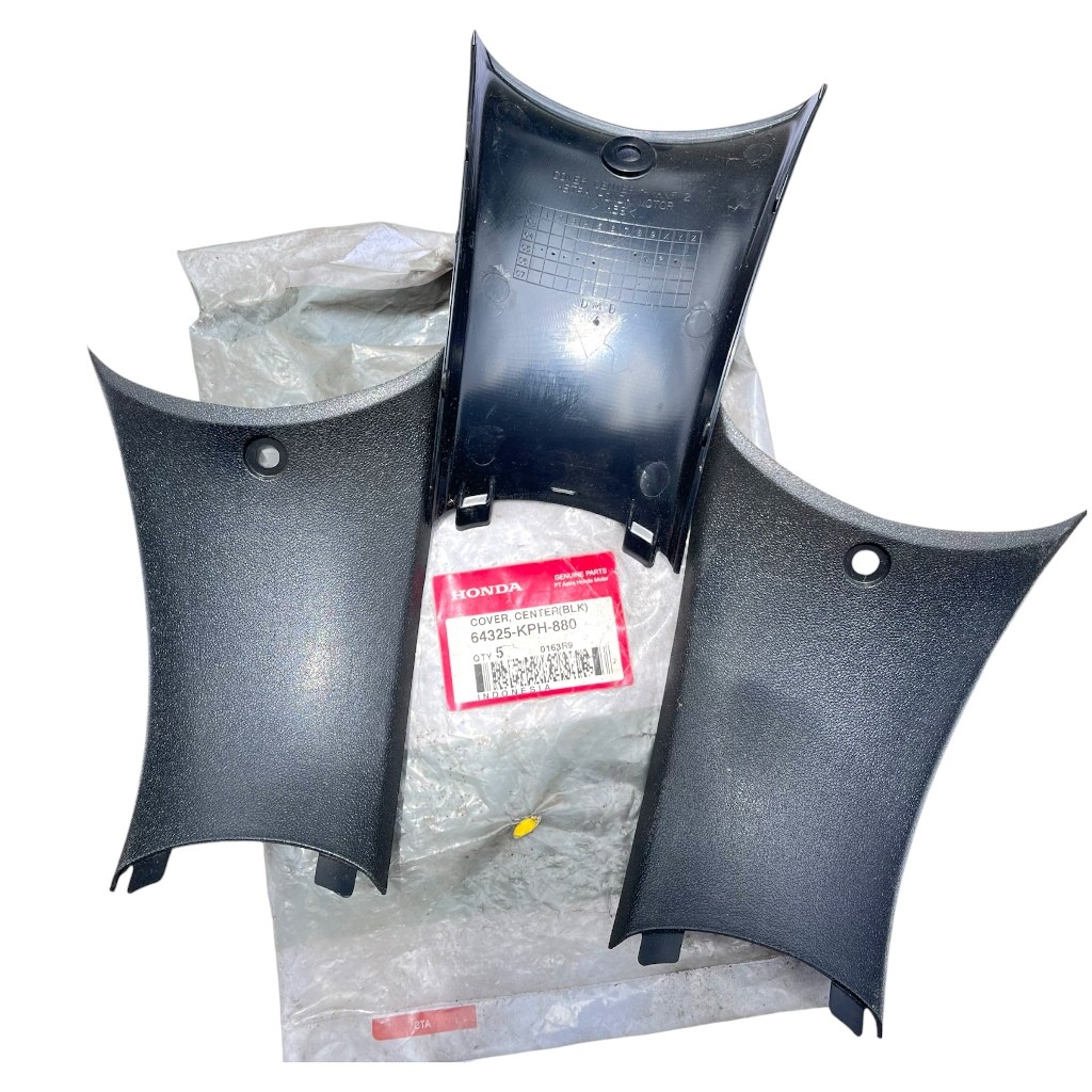 ￼￼Cover Center tutup Rangka Legsil Tengah Bawah Supra X 125 Batmen Betmen Original Honda AHM64325-KP