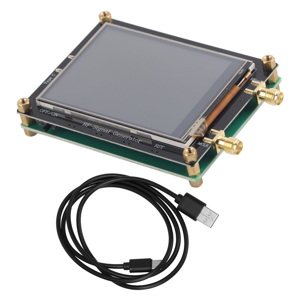 RF Signal Generator Full Touch Screen RF Signal Source ADF4350/ ADF4351 Signal Generator Sweep Frequ