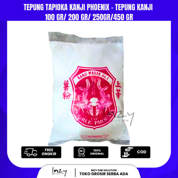 -INZY- TEPUNG TAPIOKA KANJI PHOENIX 250gr / TEPUNG KANJI cap DOUBLE PHOENIX 250gr / TEPUNG TAPIOKA /