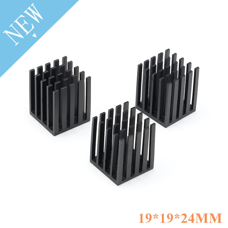 10/5pcs 19*19*24mm Aluminum Heatsink Heat Sink Raator Cooling cooler For Electronic ip IC LED comput