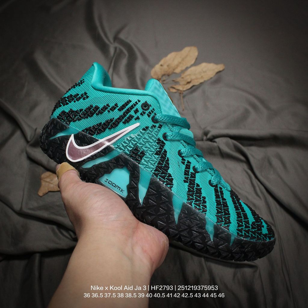 NK x Kool Aid Ja 3 Tropical Punch Sepatu Basket Performa Tinggi ZOOM TURBO XDR NK JA3 Morant  Basket