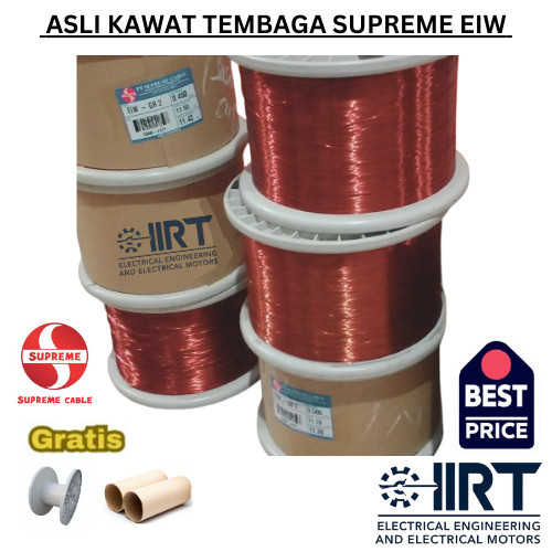 Urban Desk Kawat Email Tembaga SUPREME EIW (100 gram), Gulung Dinamo Kawat Tembaga Supreme EIW Indon