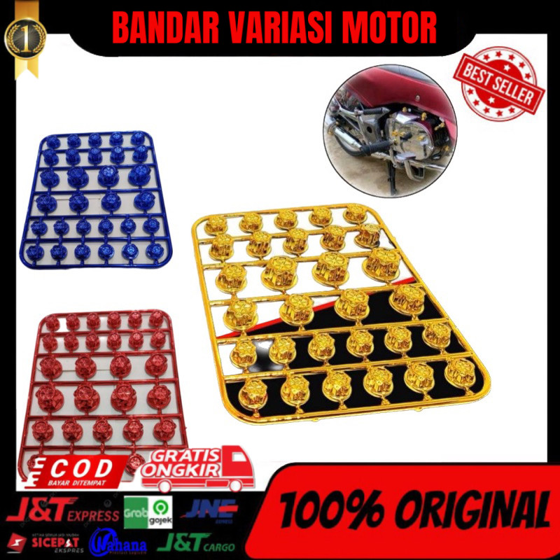 PROMO MONEL TUTUP BAUT / COVER BAUT LOWER / MONEL BAUT / BAUT VARIASI PROBOLT / COVER BAUT FULL WARN