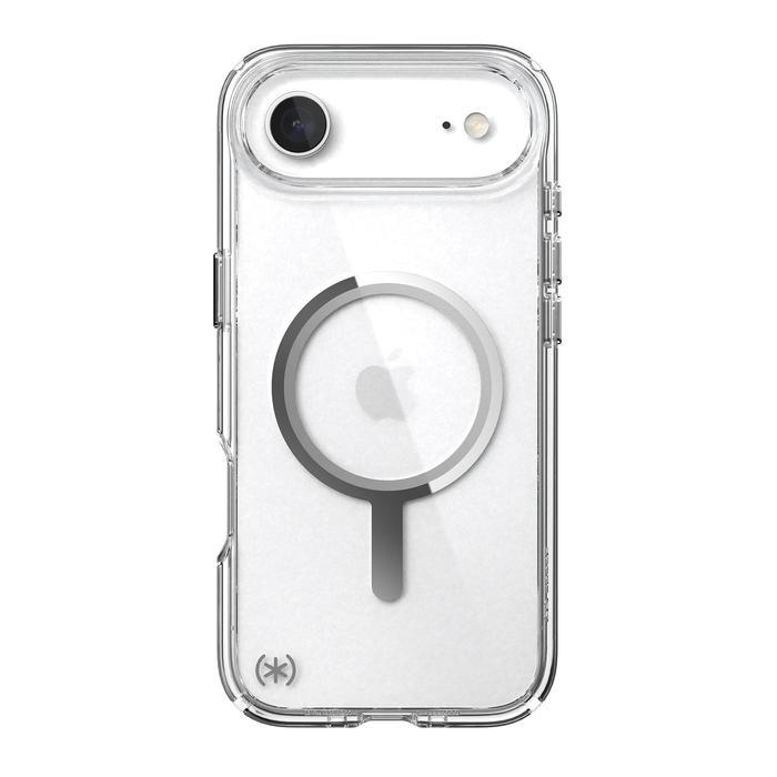 Casing iPhone Air Speck Presidio Perfect-Clear MagSafe Protective Case - Clear Silver