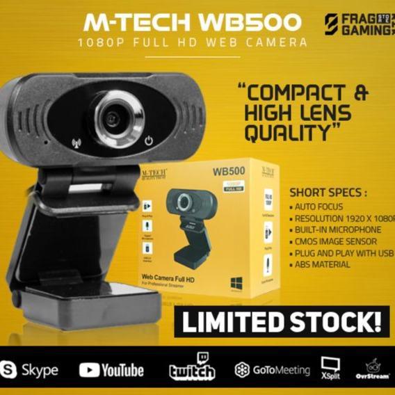 M-Tech / Mtech WB500 / WB-500 / WB500 1080p Full HD Webcam