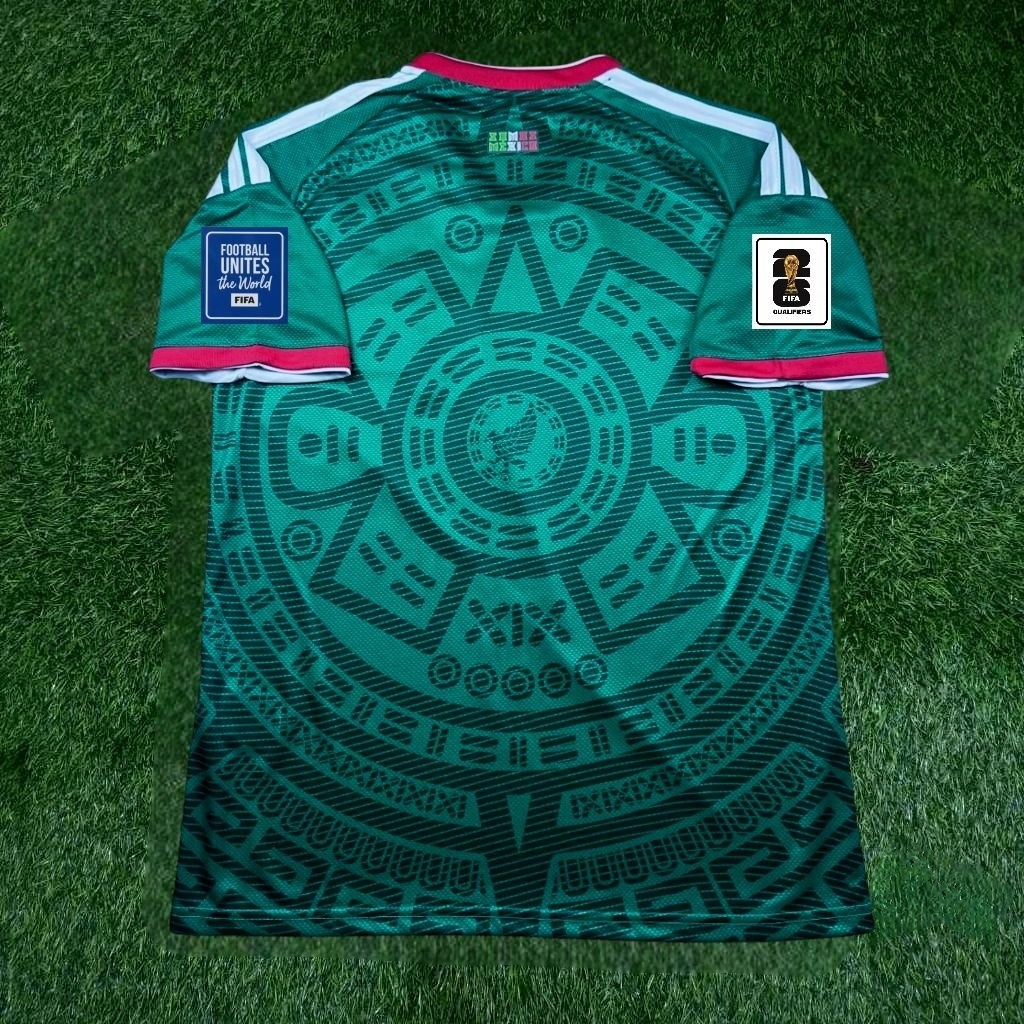 JERSEY BOLA MEKSIKOO HOME FULL PATCH PIALA DUNIA 2026 TOP QUALITY