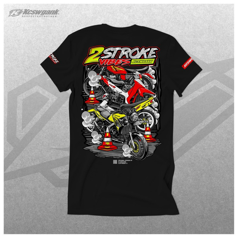 Kaos Katun Combed 30s Terbaru KCSW Gank