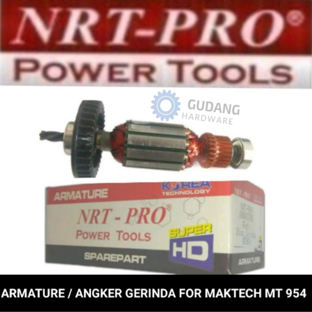 ARMATURE GERINDA MAKTECH MT954 / MT 954 NRT PRO 100% ORIGINAL PART