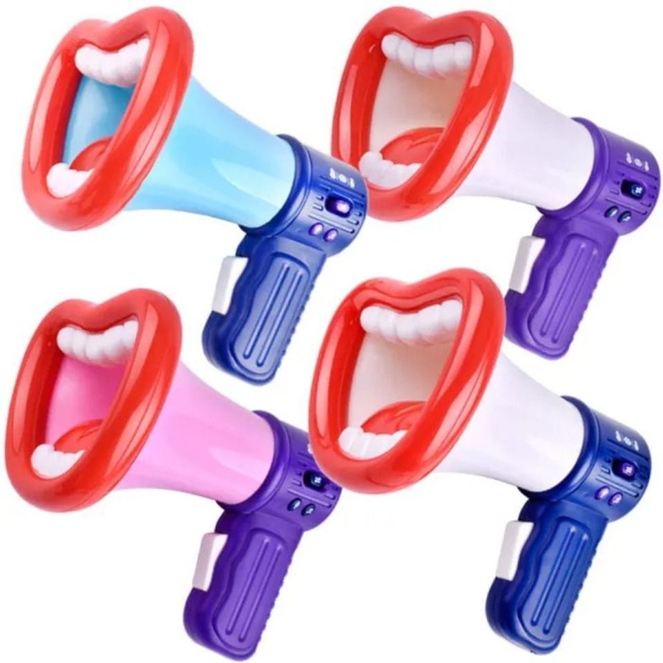Portable Big Mouth Megaphone Handheld Megaphone Recorng Funny Children Speaker