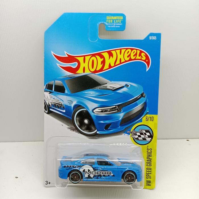 Diecast HOT Wheels 15 DODGE CHARGER SRT MOPAR-LWA Mainan Skala 64