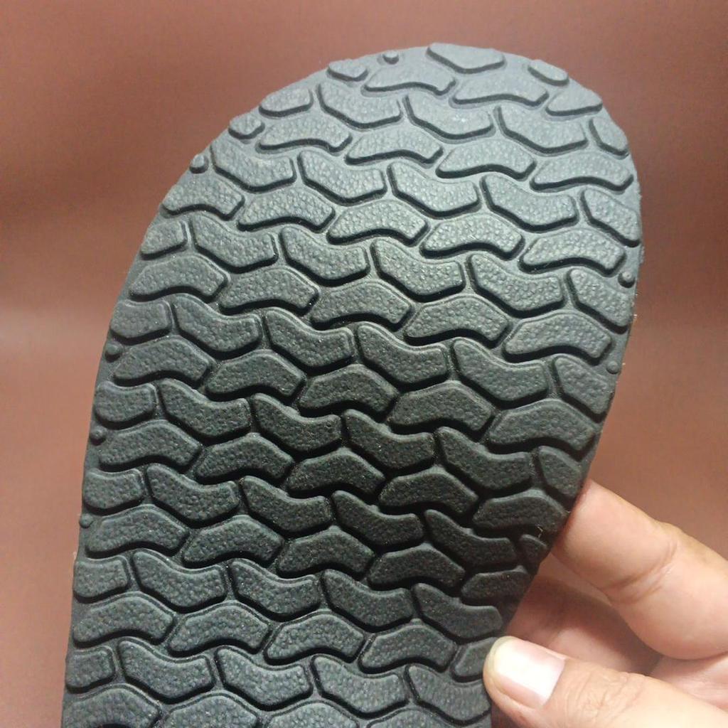 Sol Potong Outsole Sepatu Sandal Karet Mentah Rubber TRC 24 Hitam