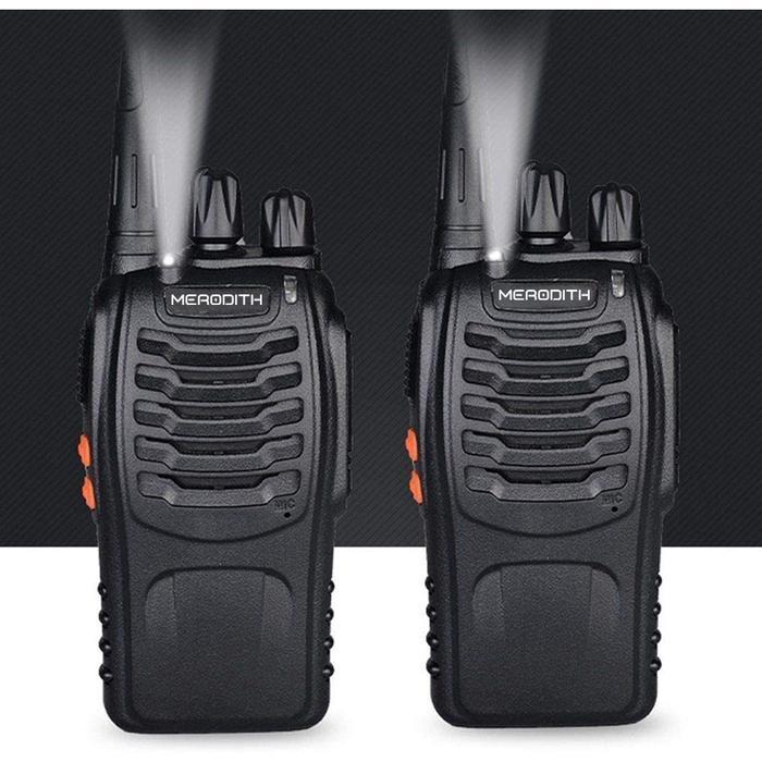 HT 2 unit HT 888S 3-5KM Handy Talky murah Walkie Talkie Radio dua arah 2800MAH ORIGINAL 2 pcs Walkie