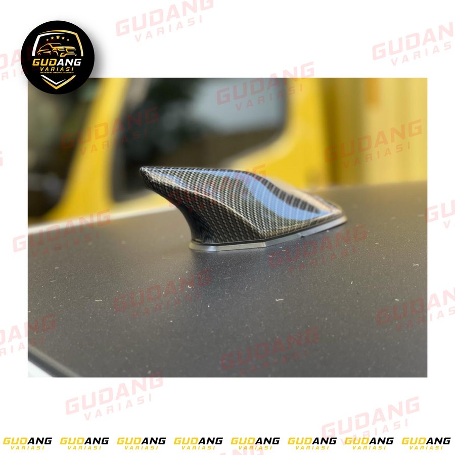 Antena Mobil Shark Fin Brio Carbon Berkualitas Tinggi