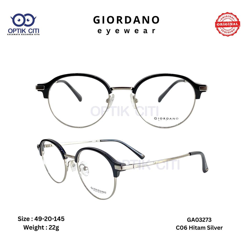 Frame Kacamata Pria Wanita GIORDANO GA 03273 Original