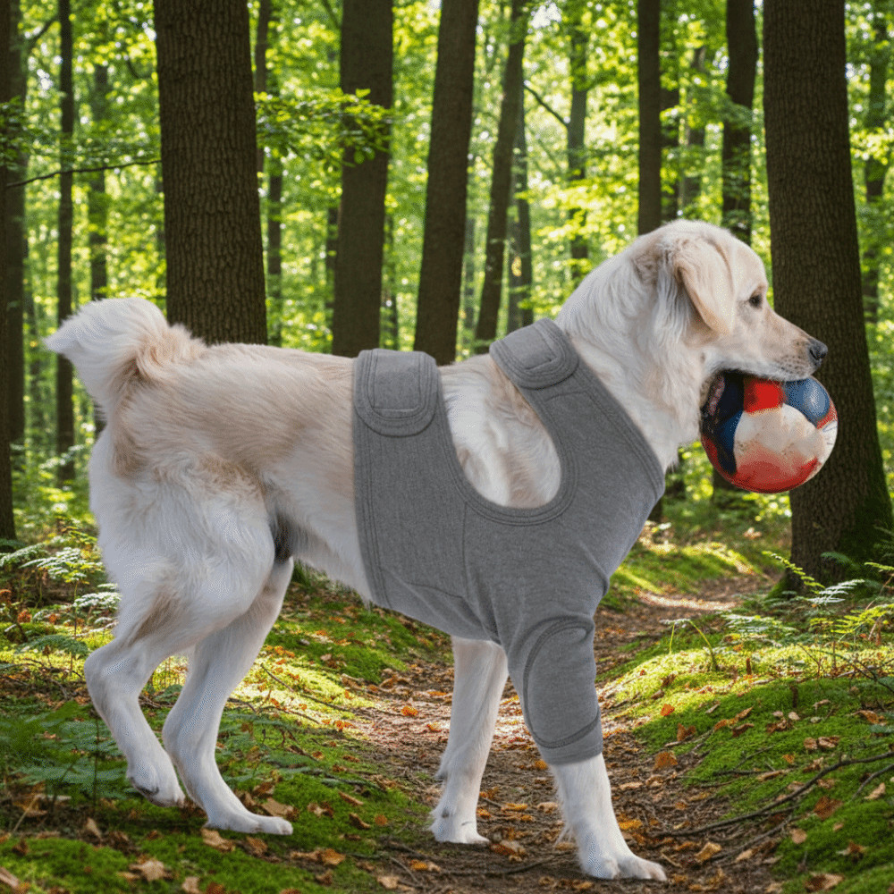 Breathable Dog Leg Sleeve Long Sleeve High Elasticity Dog Elbow Brace Polyester Professional Antilic