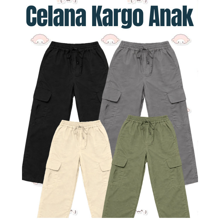 Celana Cargo Anak Panjang Celana Cargo Pants Anak/ Celana Cargo / Celana Kargo Wanita