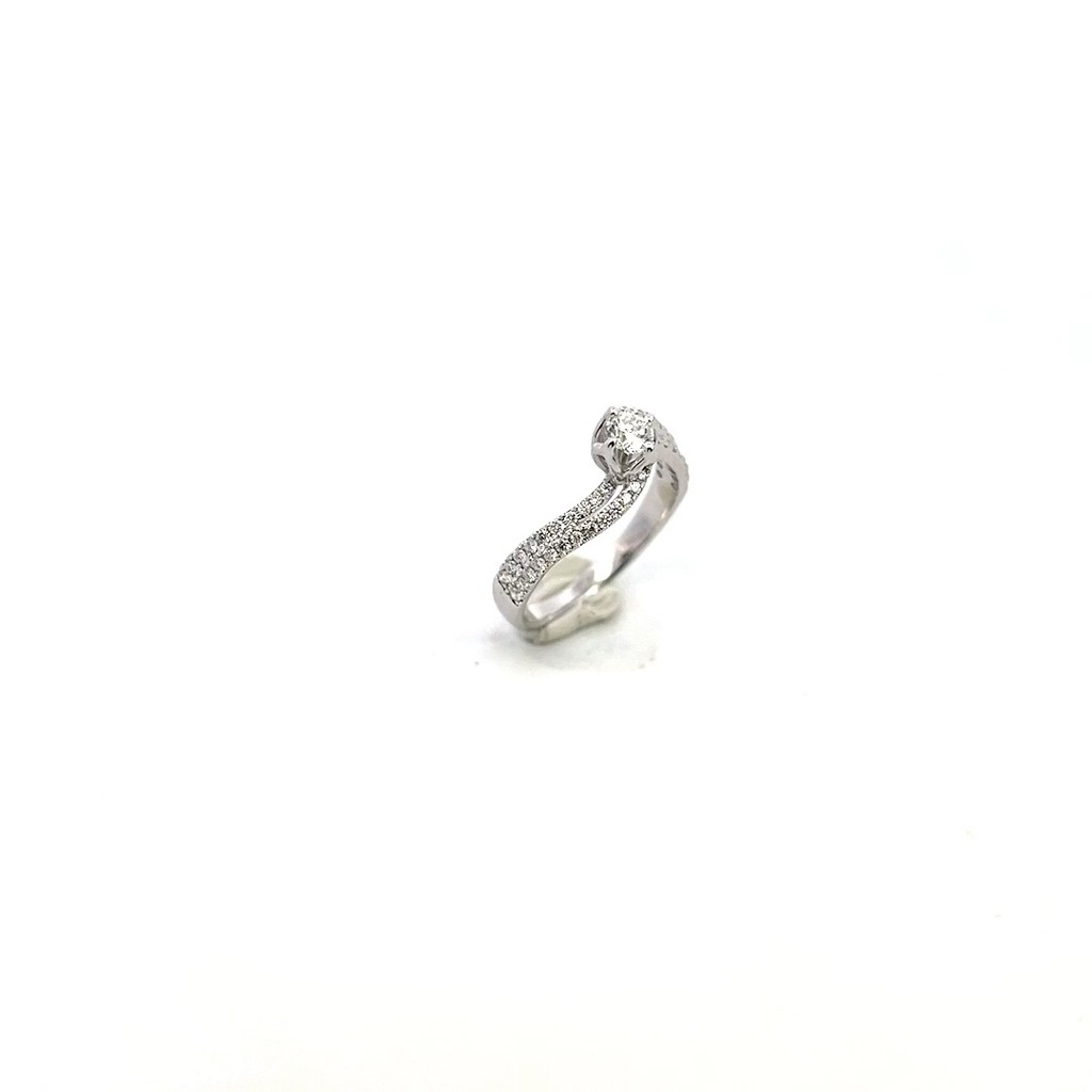 Cincin Berlian White 0.393 CT - 2.42 gr  [GE-923019] By Galeri 24