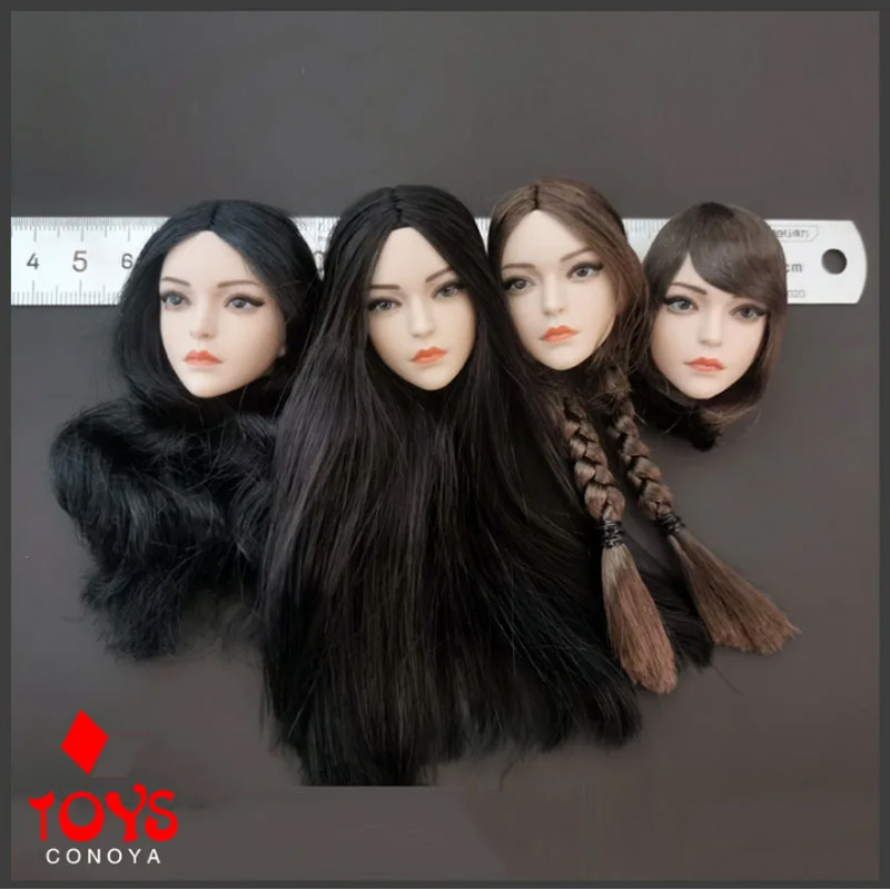 YMTOYS YMT049 1/6 Scale Blue Eyes Beauty eng Head Sculpt Model Fit 12" TBL Female Soler Action Figur