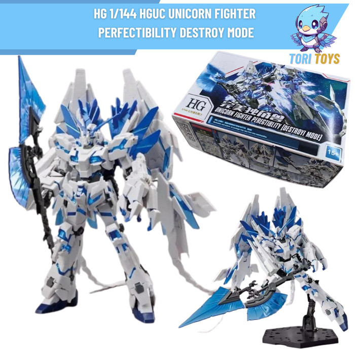 HG 1/144 Unicorn Fighther Perfectibility Devine Mode Star Model 5076 Model Kit
