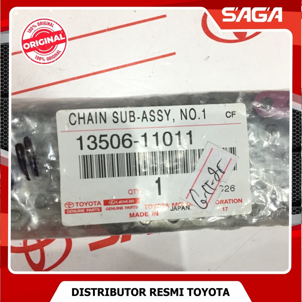 SAGA | Timing Chain Set Innova Reborn & Fortuner VRZ Diesel 2016-2020 Original