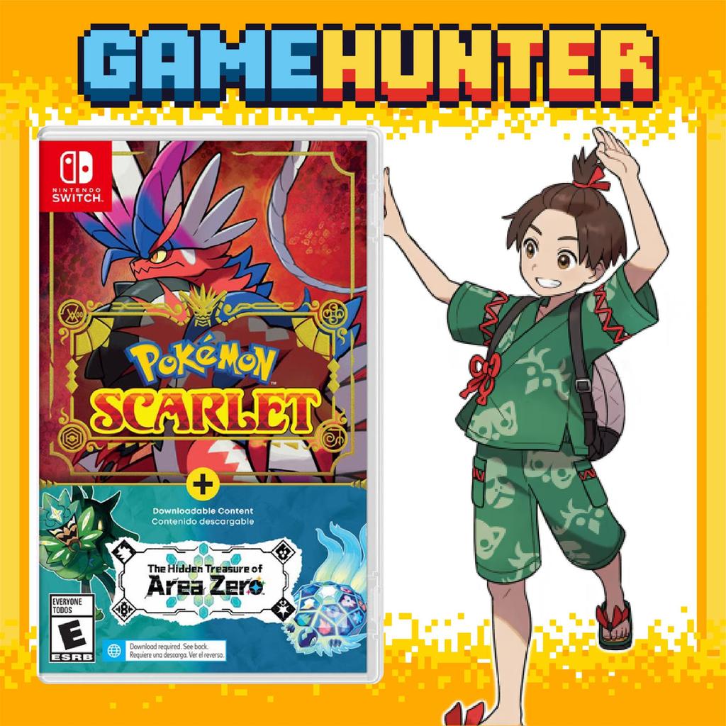 Nintendo Switch Pokemon Scarlet + The Hidden Treasure of Area Zero DLC
