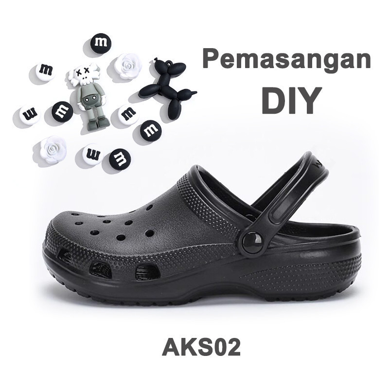 Sandal Wanita/Sandal Anti-Selip Berkaki Tebal  Sandal Wanita Mode Web Red Wanita Berkaki Tebal