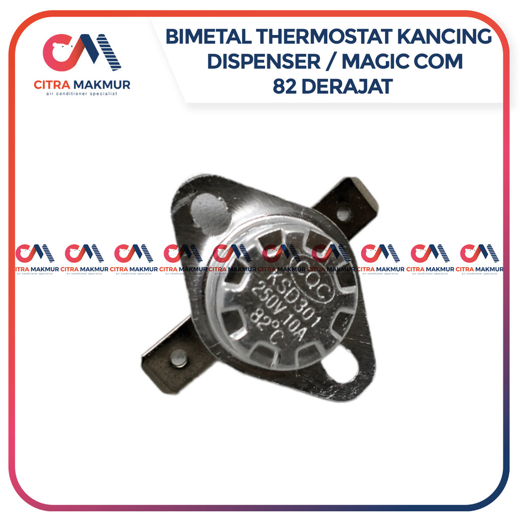 Thermostat Dispenser Magic Com Jar Rinnai 82 derajat Yong Ma Sanken Bimetal Sensor Suhu Thermo disc