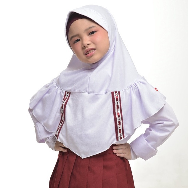 Bani Batuta - Krukid Mika Kerudung Sekolah Anak Hijab Instan Lucu