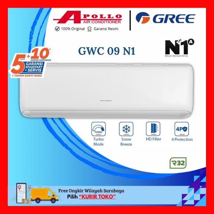 AC SPLIT GREE 1 PK STANDART SERIES GWC 09 - UNIT SAJA