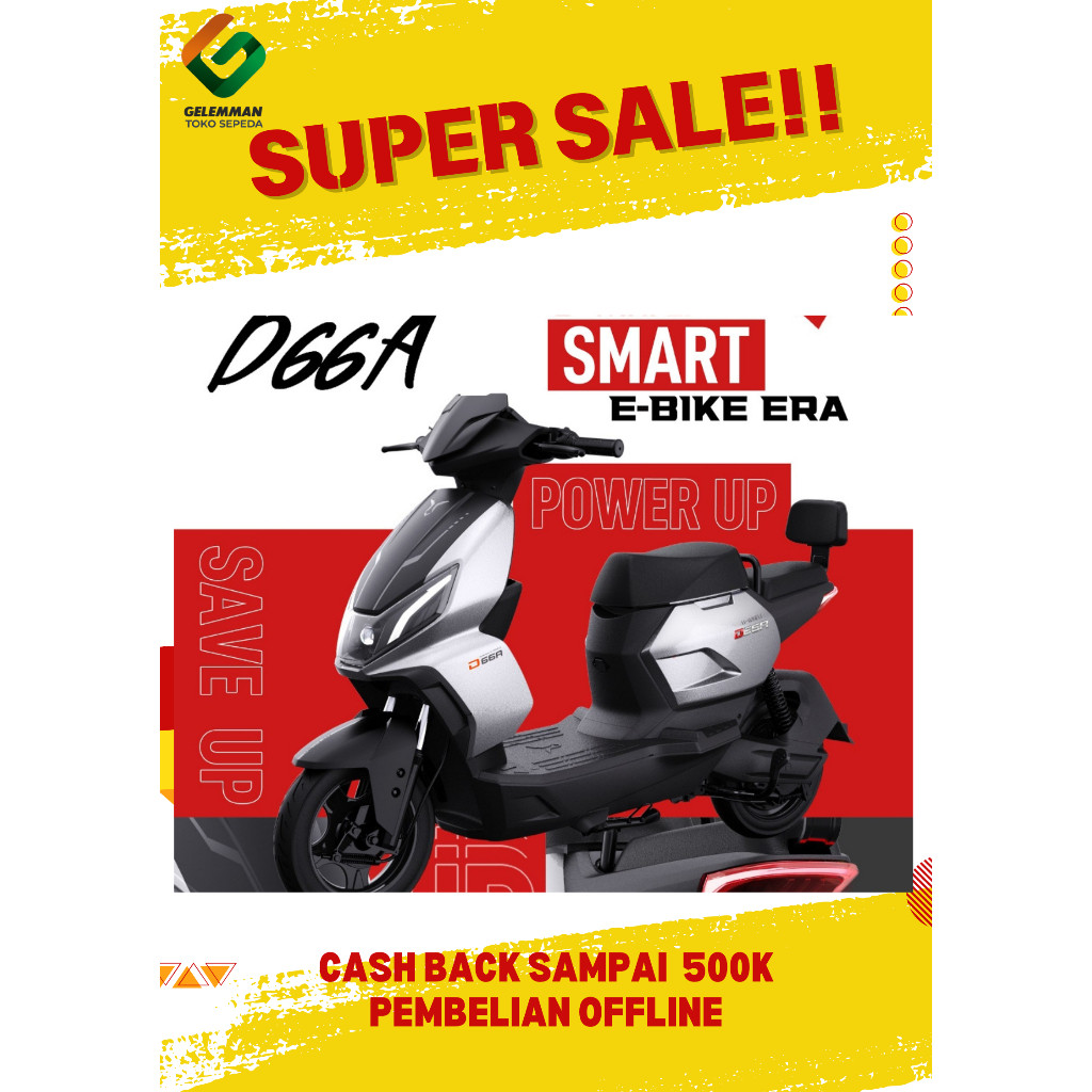 SEPEDA LISTRIK UWINFLY  D66A