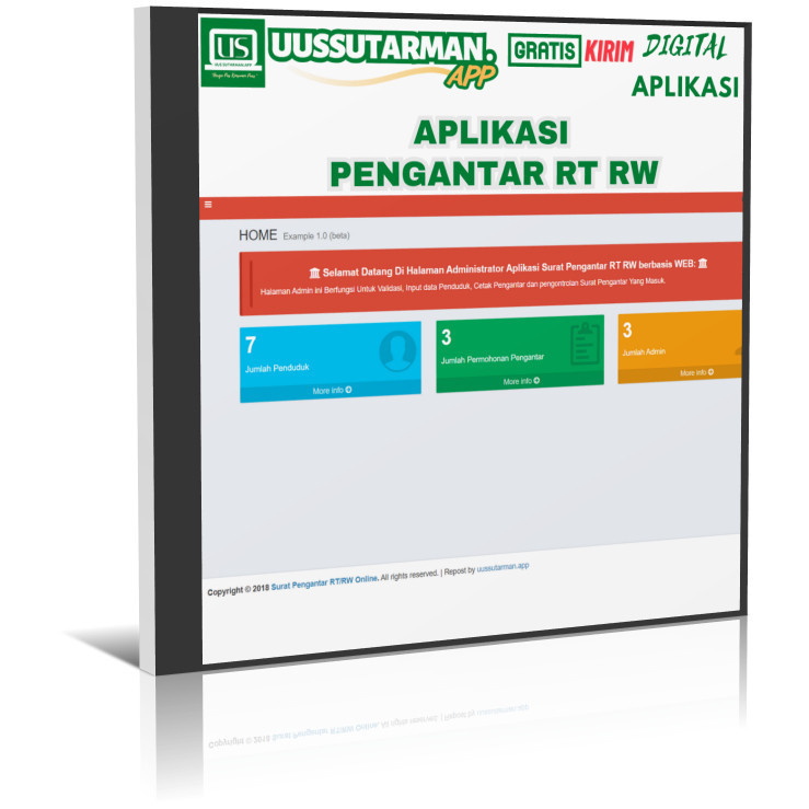 Source Code Aplikasi Surat Pengantar RT/RW Berbasis Web (Codeigniter)