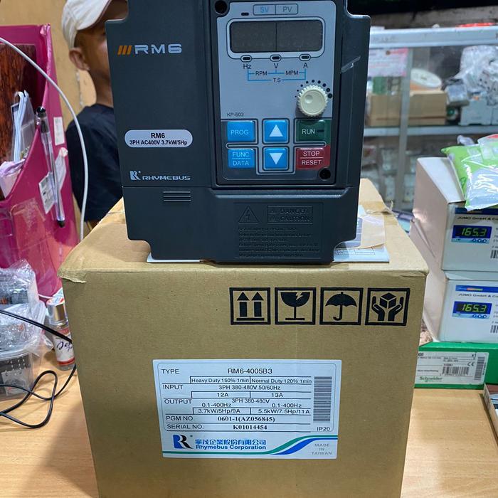 INVERTER RHYMEBUS RM6-4005B3 3.7KW/ 5HP 3PH 380V