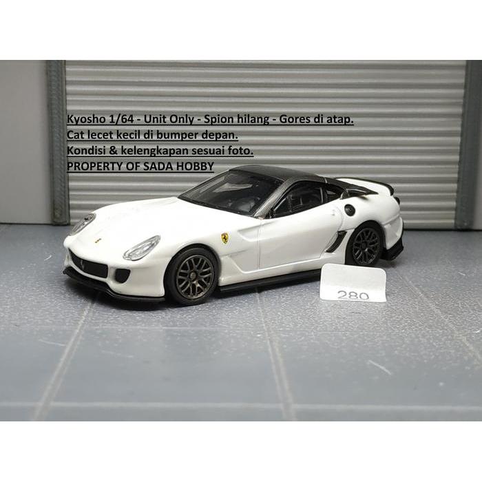Skala 1/64 Ferrari 599XX Putih Kyosho