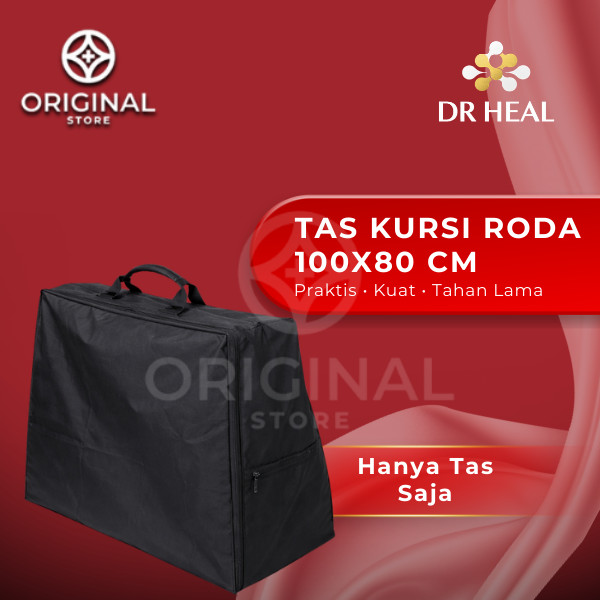 Tas Penyimpanan Kursi Roda Lipat Traveling | Cover Wheelchair Pelindung Kursi Lipat