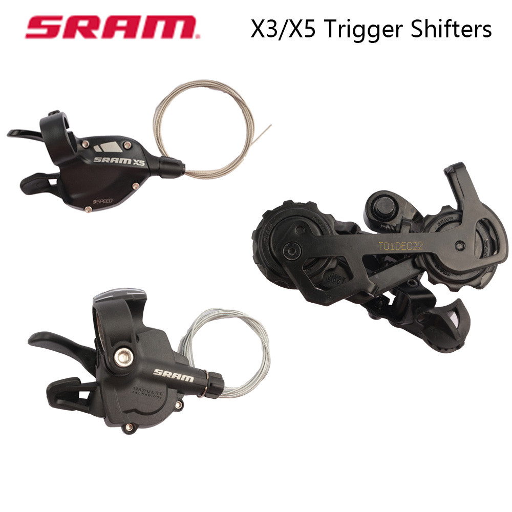 SRAM X3 X5 Trigger Shifters 7S 9S Pengalih Gigi Sepeda X4 Medium Rear Derailleur Pengalih Gigi Seped