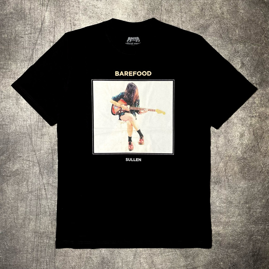 Gaya kasual jalanan  Kaos Pria Loose Fit Tshirt BAREFOOD - SULLEN Official Merchandise Unisex