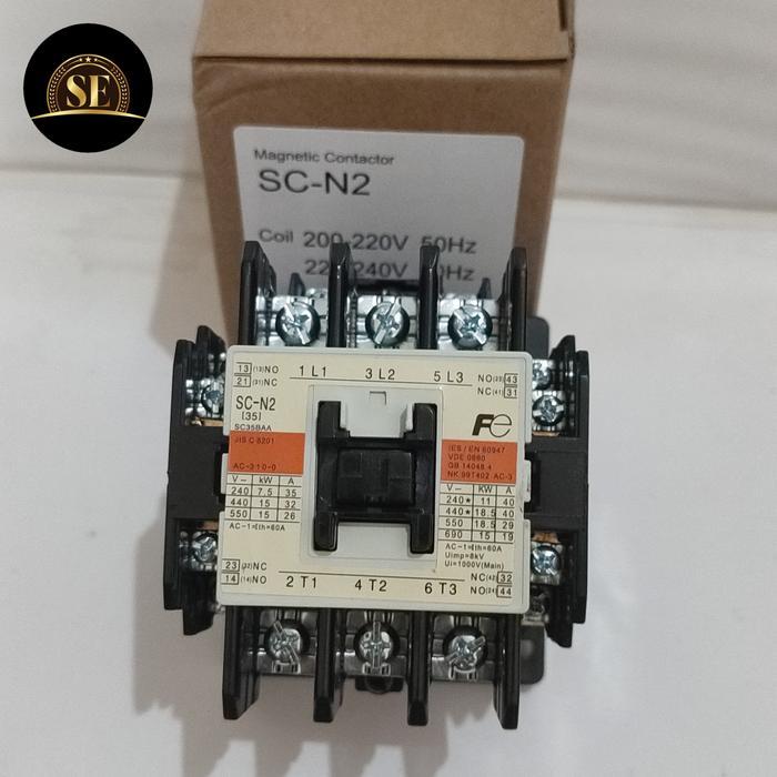 Magnetic Contactor Fuji SC-N2 Kontaktor fuji SCN2 SCN-2 - 220V