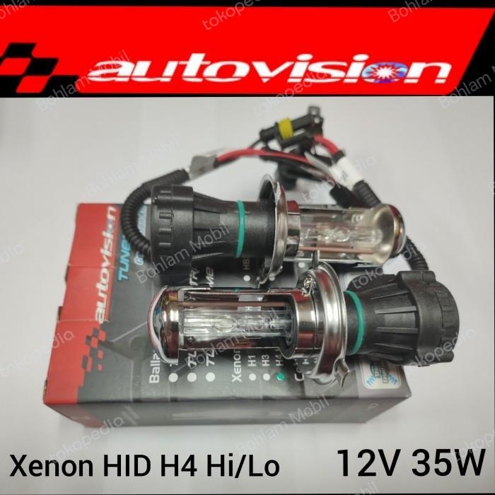 (2PCS) Autovision Xenon HID Tuner Bulb H4 Hi/lo 4300K/6000K - 4300K