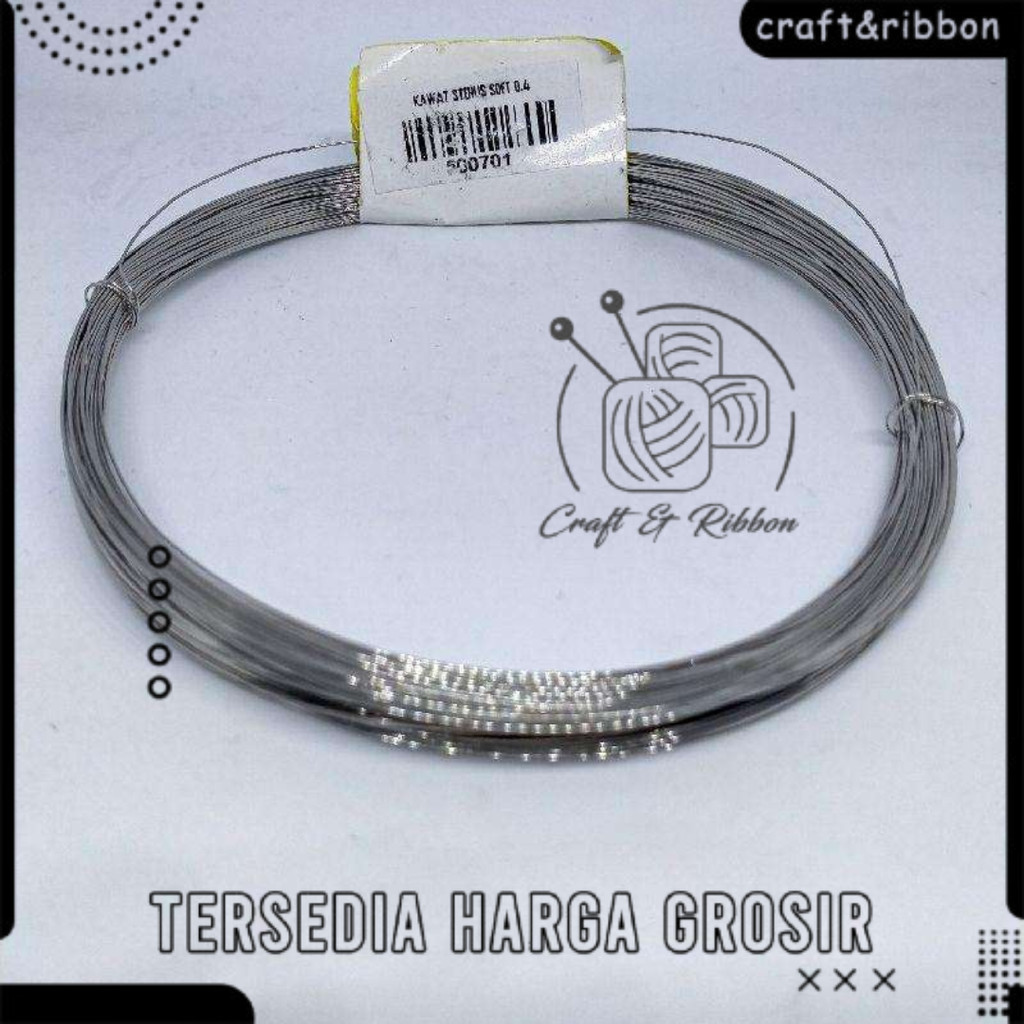 Kawat Stainless Soft / Kawat Aksesoris 0,5 mm