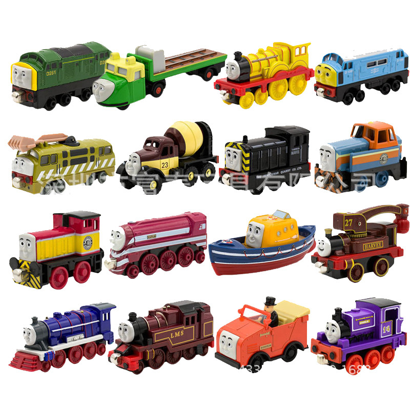 In Stock Magnetic Thomas and Friends Train ildren Toys Boy ecast 1:43 Plush Locomotive esel 10 arlie