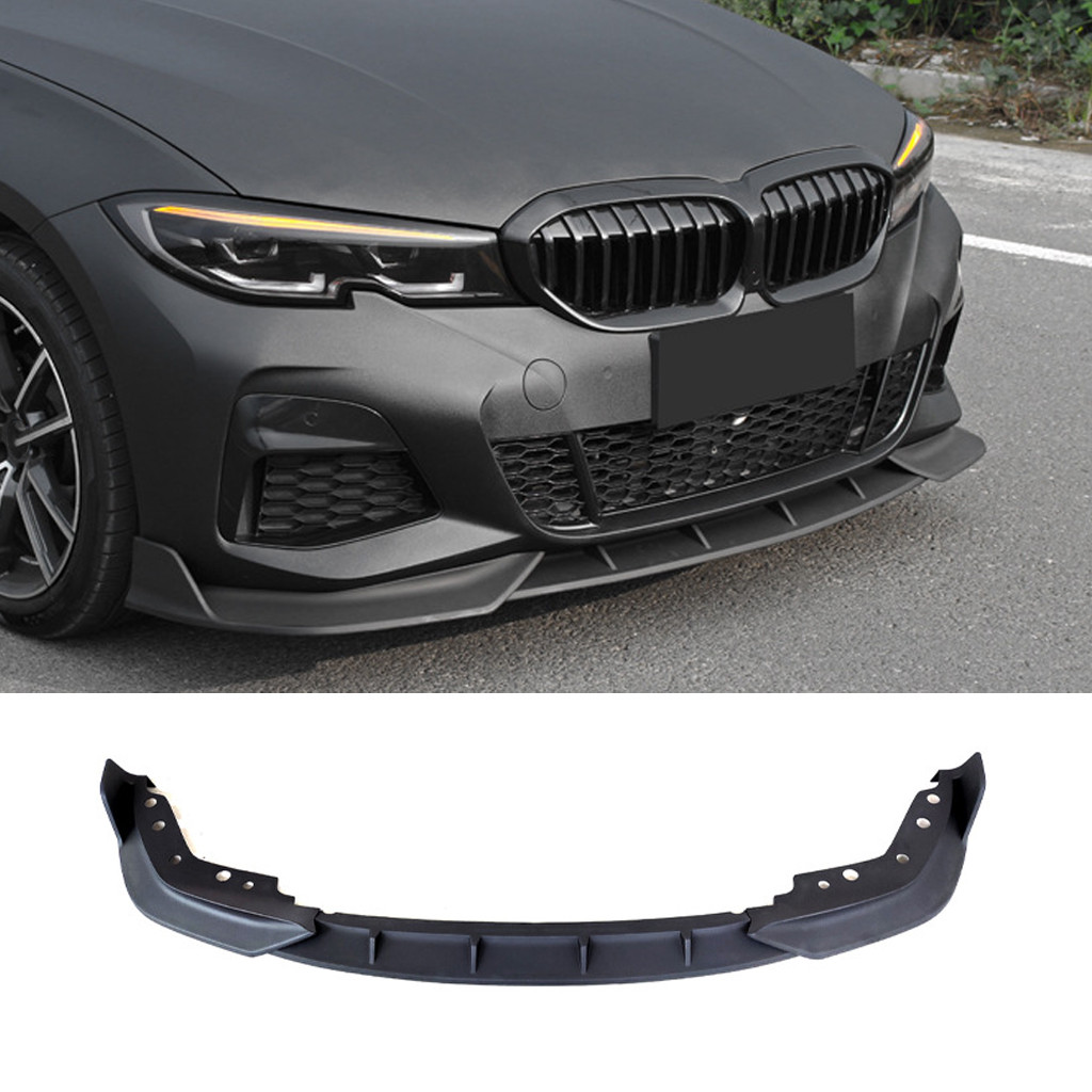 Front Bumper Lip Spoiler Splitter ffuser Body Kit Tuning ABS Canard Lip Protector Cover For BMW 3 Se